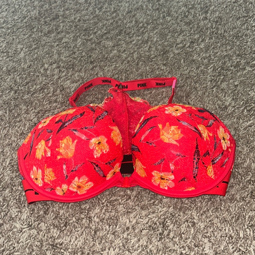 Pink bra